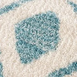 Hoogpolig vloerkleed - Chianti (blauw)