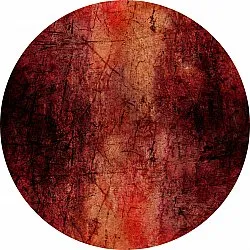 Rond vloerkleed - Wells (rood)