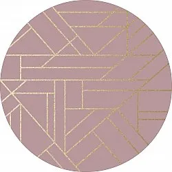 Rond vloerkleed - Marino (roze)