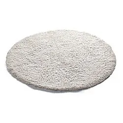 Rond vloerkleed - Combarro Solid Cotton Shaggy (room)