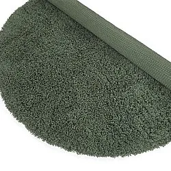 Rond vloerkleed - Combarro Solid Cotton Shaggy (groente)