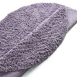 Rond vloerkleed - Combarro Solid Cotton Shaggy (licht paars)
