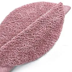 Rond vloerkleed - Combarro Solid Cotton Shaggy (lichtroze)