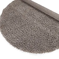 Rond vloerkleed - Combarro Solid Cotton Shaggy (taupe)