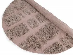 Rond vloerkleed - Otranto Natural Cotton Shaggy (taupe)