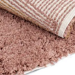 Rond vloerkleed - Perast Natural Cotton Shaggy (multi)
