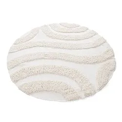 Rond vloerkleed - Sivota Natural Cotton Shaggy (gebroken wit)