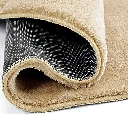Ronde vloerkleden - Aranga Super Soft Fur (donkerbeige)
