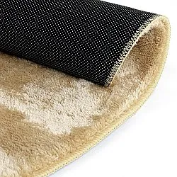 Ronde vloerkleden - Aranga Super Soft Fur (donkerbeige)