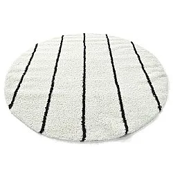 Ronde vloerkleden - Eze (wit/zwart)