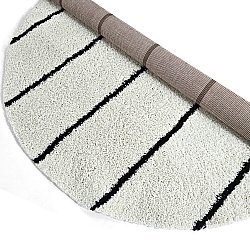 Ronde vloerkleden - Eze (wit/zwart)