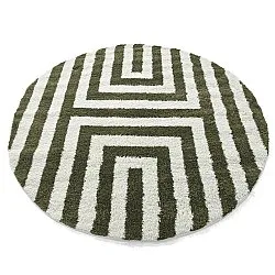 Ronde vloerkleden - Imilchil (wit/groen)