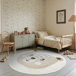 Rond kindertapijt - Kind Bear (room)