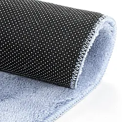 Ronde vloerkleden - Aranga Super Soft Fur (staalblauw)