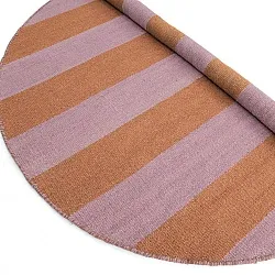 Rond vloerkleed - Garine (oranje/roze)