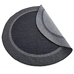 Rond vloerkleed - Indoor/Outdoor Alta (antraciet)