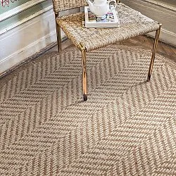 Rond vloerkleed - Indoor/Outdoor Donora (bruin)