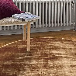 Rond vloerkleed - Jodhpur Special Luxury Edition (bruin)