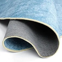 Rond vloerkleed - Lynton (blauw)