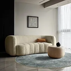 Rond vloerkleed - Lynton (grijs)