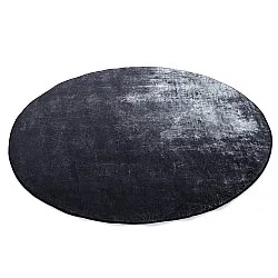 Rond vloerkleed - Lynton (zwart)