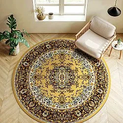 Rond vloerkleed - Peking (goud)