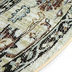 Rond vloerkleed - Siliana (beige)