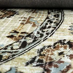 Rond vloerkleed - Siliana (beige)