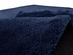 Ronde vloerkleden - Aranga Super Soft Fur (donkerblauw)