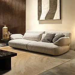 Hoogpolig vloerkleed - Aranga Super Soft Fur (donkerbeige)