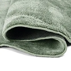 Golvend hoogpolig vloerkleed - Aranga Super Soft Fur (groente)