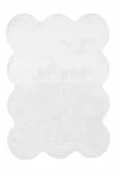 Golvend hoogpolig vloerkleed - Aranga Super Soft Fur (wit)