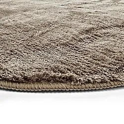 Ovaal hoogpolig vloerkleed - Aranga Super Soft Fur (bruin)