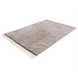Hoogpolig vloerkleed - Celina Natural Cotton Shaggy (beige/bruin)