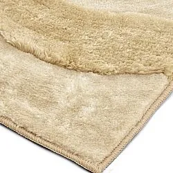 Hoogpolig vloerkleed - Fergana (crème/beige)