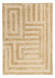 Hoogpolig vloerkleed - Karbala (crème/beige)