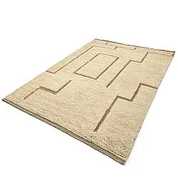 Hoogpolig vloerkleed - Kiberg Hand Woven Wool Shaggy (room)
