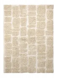 Hoogpolig vloerkleed - Otranto Natural Cotton Shaggy (gebroken wit)