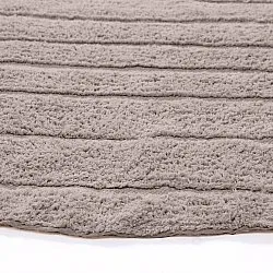 Rond vloerkleed - Rani Natural Cotton Shaggy (taupe)