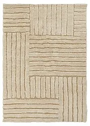 Hoogpolig vloerkleed - Tyros (beige/crème)