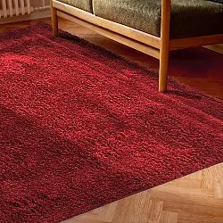 Hoogpolig vloerkleed - Zoe (rood)