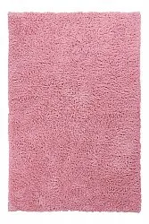 Hoogpolig vloerkleed - Combarro Solid Cotton Shaggy (lichtroze)
