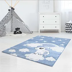 Kindervloerkleed - Bueno Ponny (blauw)