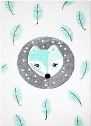 Kindervloerkleed - Bueno Fox (turkoois)