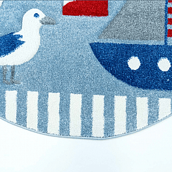 Kindervloerkleed - Bueno Navigator (blauw)