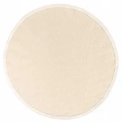 Ronde vloerkleden (sisal) - Agave (natuurlijk wit)
