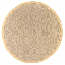 Ronde vloerkleden (sisal) - Agave (licht taupe)