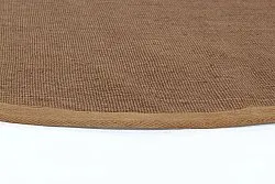 Ronde vloerkleden (sisal) - Agave (bruin)