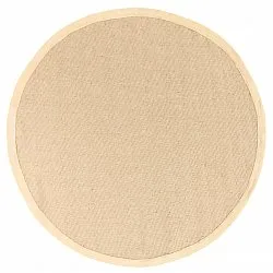 Ronde vloerkleden (sisal) - Agave (beige/beige)