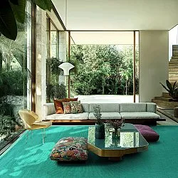 Sisal-vloerkleed - Agave (smaragdgroen)